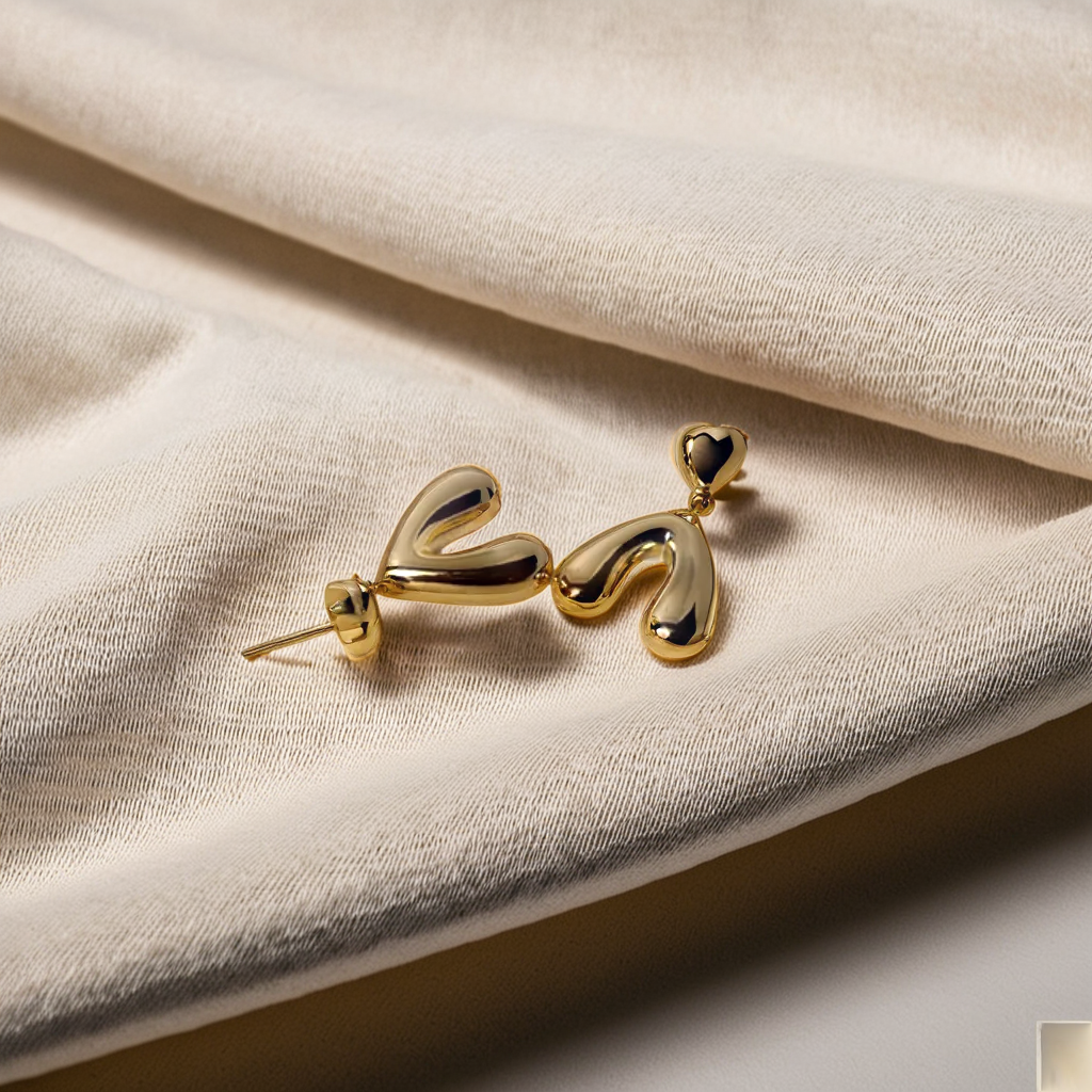 Dia Heart Earrings